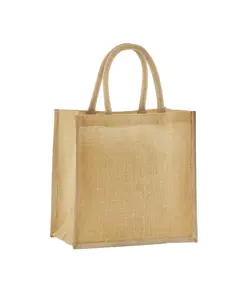 Mini borsa regalo in iuta inamidata naturale Westford Mill