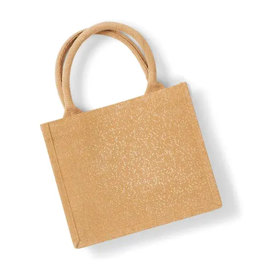Mini shopper regalo in juta shimmer Westford Mill