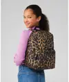Mini zaino con stampa leopardata Bagbase