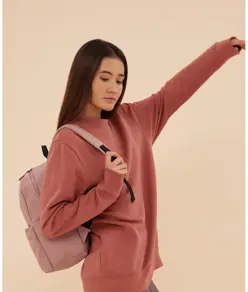 Mini zaino riciclato premium Bagbase