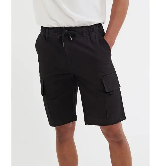 Pantaloncini cargo con coulisse uomo utility Wombat