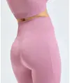 Pantaloncini da ciclista a costine seamless 3D fit donna TriDri® TriDri