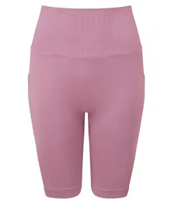 Pantaloncini da ciclista a costine seamless 3D fit donna TriDri® TriDri