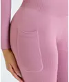 Pantaloncini da ciclista a costine seamless 3D fit donna TriDri® TriDri