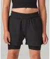 Pantaloncini sportivi doppio strato bambino Tombo