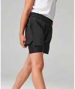 Pantaloncini sportivi doppio strato bambino Tombo