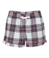 Pantaloncini tartan con volant donna SF