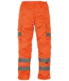 Pantaloni cargo alta visibilità in policotone con tasche per ginocchiere (HV018T/3M) YOKO