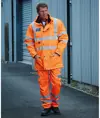 Pantaloni cargo alta visibilità in policotone con tasche per ginocchiere (HV018T/3M) YOKO
