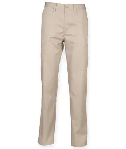 Pantaloni chino 65/35 senza pieghe Henbury