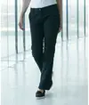 Pantaloni chino donna 65/35 senza pieghe Henbury