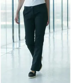 Pantaloni chino donna 65/35 senza pieghe Henbury
