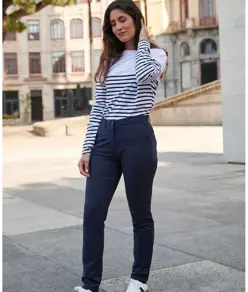 Pantaloni chino stretch da donna Front Row