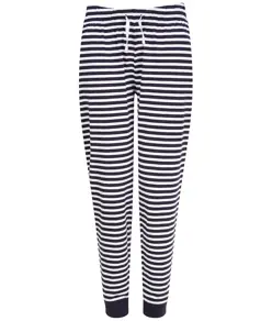 Pantaloni da casa con risvolto da donna SF