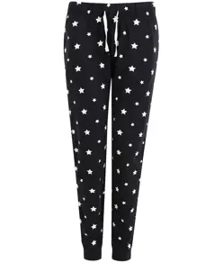 Pantaloni da casa con risvolto da donna SF
