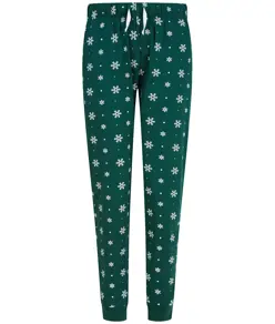 Pantaloni da casa con risvolto da donna SF