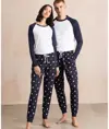 Pantaloni da casa con risvolto da donna SF