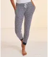 Pantaloni da casa con risvolto da donna SF