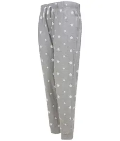 Pantaloni da casa con risvolto da donna SF