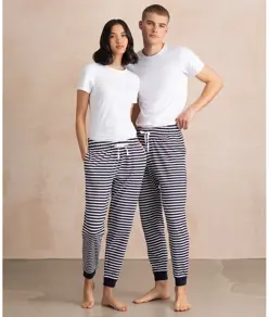 Pantaloni da casa con risvolto da donna SF