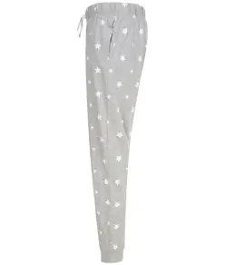 Pantaloni da casa con risvolto da donna SF