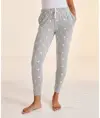 Pantaloni da casa con risvolto da donna SF