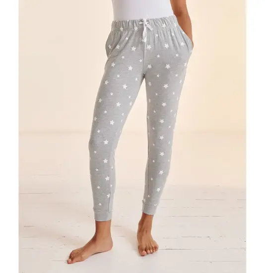 Pantaloni da casa con risvolto da donna SF