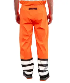 Pantaloni da lavoro robusti safe and dry in PU con retro riciclato Result Recycled