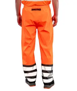 Pantaloni da lavoro robusti safe and dry in PU con retro riciclato Result Recycled