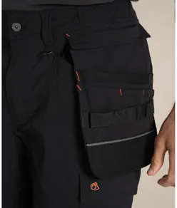 Pantaloni da lavoro Sheffield stretch con tasche fondina Craghoppers