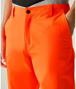Pantaloni da lavoro stretch alta visibilità Pro Contract Regatta High Visibility