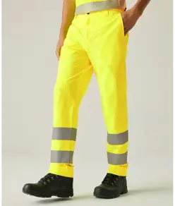 Pantaloni da lavoro stretch alta visibilità Pro Contract Regatta High Visibility