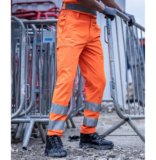 Pantaloni da lavoro stretch alta visibilità Pro Contract Regatta High Visibility