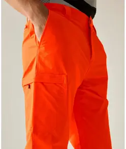 Pantaloni da lavoro stretch alta visibilità Pro Contract Regatta High Visibility