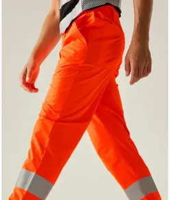 Pantaloni da lavoro stretch alta visibilità Pro Contract Regatta High Visibility