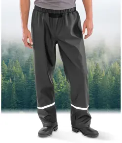 Pantaloni impermeabili in PU Prism con bande riflettenti e supporto riciclato Result Recycled