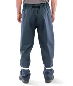 Pantaloni impermeabili in PU Prism con bande riflettenti e supporto riciclato Result Recycled