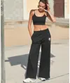 Pantaloni jogger a gamba larga sostenibili da donna SF