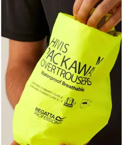 Pantaloni richiudibili alta visibilità Pro Regatta High Visibility