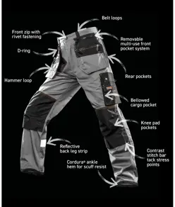 Pantaloni Work-Guard x-over con tasche a fondina Result Workguard