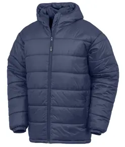 Parka imbottito riciclato con cappuccio Result Recycled