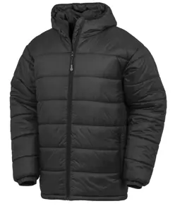 Parka imbottito riciclato con cappuccio Result Recycled