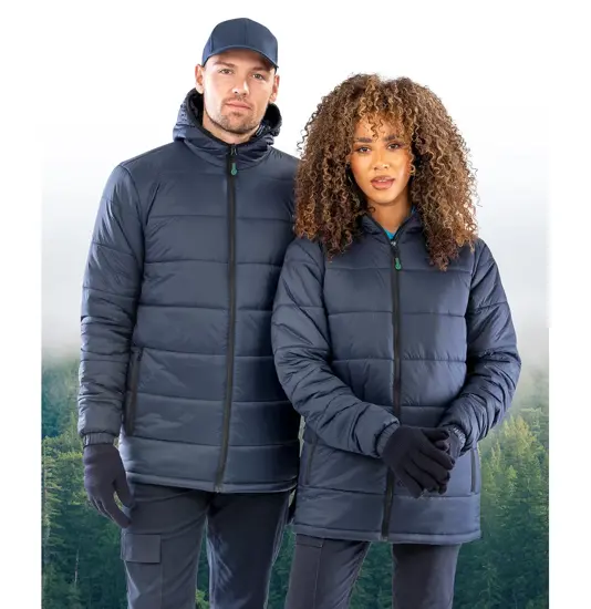 Parka imbottito riciclato con cappuccio Result Recycled