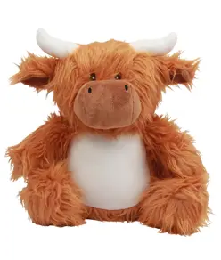 Peluche mucca delle Highland Zippie Mumbles