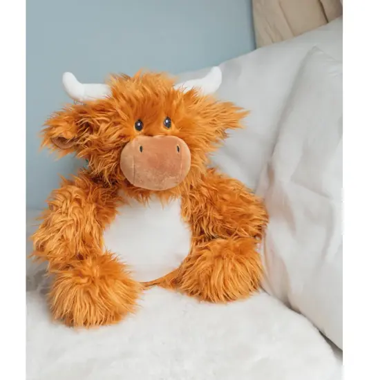 Peluche mucca delle Highland Zippie Mumbles