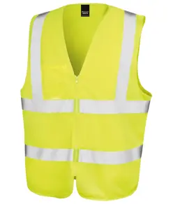Pettorina di sicurezza con zip e porta badge Core Result Core