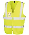 Pettorina di sicurezza con zip e porta badge Core Result Core