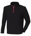 Pile a maniche lunghe con zip a 1/4 e profili a contrasto Finden & Hales