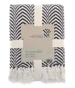 Plaid in tessuto misto riciclato Home & Living