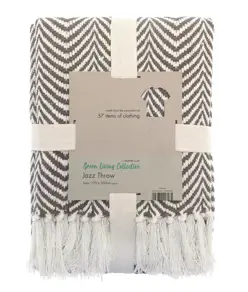 Plaid in tessuto misto riciclato Home & Living